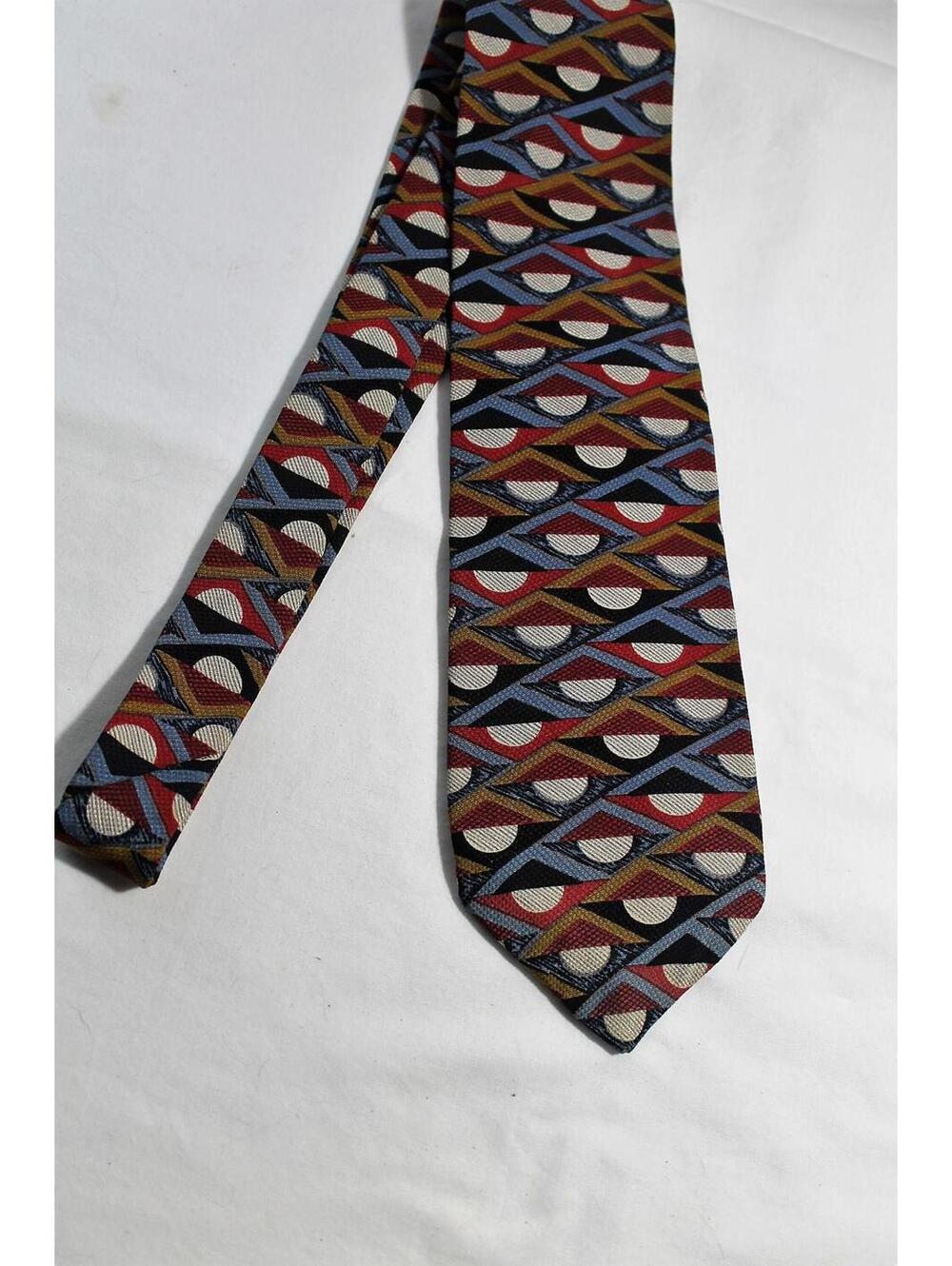 CERVINO Geometric Silk Necktie, 3.75 X 58 Inch